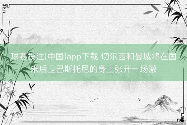 球赛投注(中国)app下载 切尔西和曼城将在国米后卫巴斯托尼的身上张开一场激